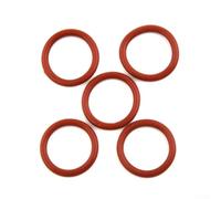 225-Piece Silicone O-for Ring Assortment Kit, VMQ Rubber Seals in Red (50A Durometer), Metric Sizes 6-20mm OD × 1.9/2.4mm CS, for Industrial Seal