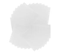 225 Sheets A5 Lined 6 Ring Paper Refills Decor | White Loose Leaf Inserts, Fits Standard A5 Binders, Fast Page Swaps and Organized Lists