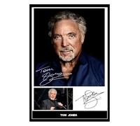 (225) Tom Jones Music Legend Signed A4 Photograph (21 X 297 CM) Art Work Wall Art Display (REPRINT) #####