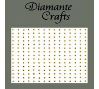 225 x 2mm Gold Diamante Self Adhesive Rhinestone Nail Body Vajazzle Gems - created exclusively for Diamante Crafts