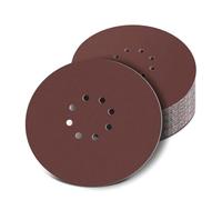 225mm 180 Grit Sanding Discs, 15Pcs 9 Inch 8 Holes Hook and Loop Sandpaper for Fine Finishing Wood Furniture Metal Between Coats DIY Smoothing