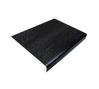 225mm Black Ash UPVC Window Board/Cill Cover 2.5m Long 9mm Thick Plastic Window Sill Capping