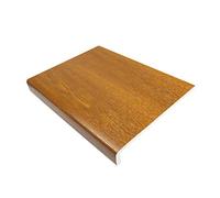 225mm Golden Oak UPVC Window Board/Cill Cover 1.25m Long 9mm Thick Plastic Window Sill Capping