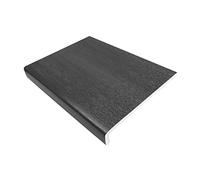 225mm Grey UPVC Window Board/Cill Cover 1.25m Long 9mm Thick Plastic Window Sill Capping