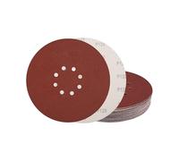 225mm Hook and Loop Sanding Discs, 15Pcs 9 Inch 8 Holes Giraffe Long Neck Sander Pads 40/80/120 Grit Sandpaper Ideal for Drywall, Wood & Metal Polishing