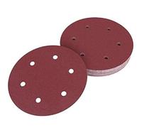 225mm Hook and Loop Sanding Discs 40 Grit Sandpaper, 30Pcs 9 Inch 6 Holes Drywall Sander Disc for Dry Wall, Plasterboard, Plaster Tablet, Wooden Floor
