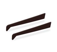 225mm Profile 22 Window & Door Sill End Caps (Pair) - Rosewood