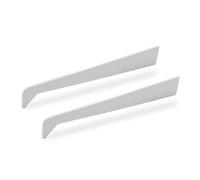 225mm Profile 22 Window Sill End Caps (Pair) - White