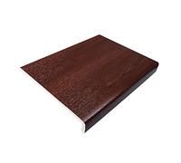 225mm Rosewood UPVC Window Board/Cill Cover 2.5m Long 9mm Thick Plastic Window Sill Capping