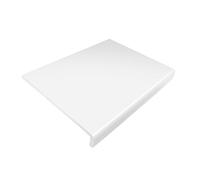 225mm White UPVC Window Board/Cill Cover 2.5m Long 9mm Thick Plastic Window Sill Capping