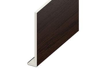 225mm x 5 Metre uPVC Fascia Cover Capping Board Rosewood - 9mm Thick
