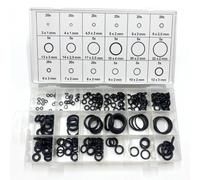 225Pcs Black Nitrile Rubber O Ring Seal Gasket Kit Compatible With Plumbing Faucet Repair And Automotive Maintenance Parts