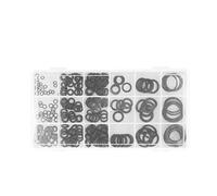 225Pcs NBR O Ring Assortment Kit Universal Sealing Gasket Washers Set for Automobiles Hydraulic Pneumatics Nitrile Rubber Durable Oil Resistant 18 Sizes Storage Box Included