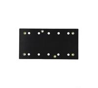 225x115mm sanding pad with 10 holes and 6 holes grinding disc replacement, compatible with square grinders for efficient dust suction and sanding performance improvement