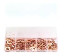 228pcs DIN440 Copper Flat Washer Set for M5 M6 M8 M10 Bolts Suitable for Electrical Bonding Mechanical Fixing and Repair