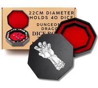 22cm DND Dice Tray | Vecna Dice Storage | DnD Rolling Trays | D&D Gifts | 22cm D&D Dice Tray | Vecna DnD Dice Box | DD Dice Trays | DnD Accessories | TTRPG Rolling Tray Box | RPG Dice Storage Case