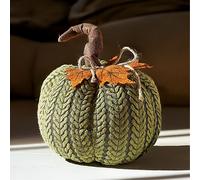 22cm Green Plush Pumpkin Soft Fabric Autumn Decoration for Seasonal Displays Marco Paul Green One Size