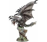 22cm Monster Hunter Silver Rathalos Figure PVC Environmental Protection Materials Suitable for Home Office Desk Decorative Ornaments