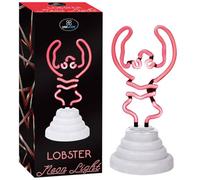 22Cm Neon Lobster Light Lamp Bedroom Led Night Colourful Usb Battery Gift Xmas