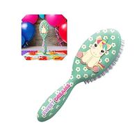 22cm Sweet Dreams Soft Hair Brush | Green Durable Girls Hair Product | Kids Travel Detangle Brush, Ultrasoft Bristles for Hair Styling 3+ Years