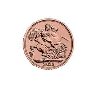 22ct Gold King Charles III The Coronation Full Sovereign Coin 2023