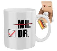 22Feels Funny Male Doctor Mug for Men Doctorate for Him PhD Graduation Ceremony Coffee Cup (11oz)
