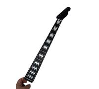 22Fret Electric Guiar Neck Fashionable Black Glazed Pearl Square Inlay Glossy Paint Rosewood Fretboard Durable For DIY