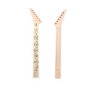 22fret Maple Guitar Neck 25.5inch Reversed Head Vine Inlay Locking Nut