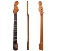 22fret Matte 9.5" Electric Guitar Neck ST Canadian Roasted Maple Electric Guitar Neck, Cow Bone Nut, Rosewood Fingerboard