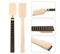 22Fret Paddle Head Electric Guitar Neck 24.75 Inch Maple Rosewood Fretboard D15