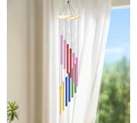 22in 12 Tubes Wind Chime, Wind Chime with S-Hook that Can Make Beautiful Sounds Suitable for Indoors, Gardens