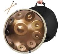 22in D Minor Steel Hand Drum 9/10/12 Notes Handpan Drum For Professional Performance,Sound Healing,Personal Meditation,Yoga,432HZ/440HZ Percussion Instrument (One Color 12 Notes(440HZ))