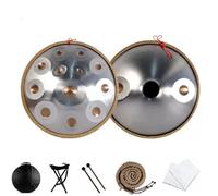 22in Steel Tongue Drum, 9/10/12/14 Notes Hand Pan Drums, Tank Drum Percussion Instrument, for street performances, festival celebration-14Notes
