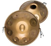 22Inch Handpan Drum, Hand Steel Drum In D Minor 17 Notes With Traveling Backpack, Drum Stand, Mallets, Ideal for Band Performance,Yoga,Zazen,Music Therapy