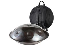 22Inch Handpan Drum - Recital Grade, Made Naturally By Hand, 440Hz 9Notes D Minor Steel Drum Instrument for Advanced Players & Beginners, Ideal for Music Creation, Meditation, Yoga, Sound Healing