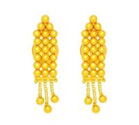 22K Real Certified Fine Yellow Gold Gorgeous Design Earrings
