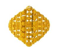 22K Real Certified Stamped Fine Yellow Gold Pleasing Design Women's Ring
