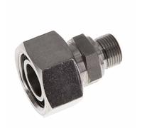 22L & G3/8'' Stainless Steel Straight Swivel with Male Threads 160 bar FKM Adjustable ISO 8434-1