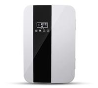22L Mini Fridge Drinks Cooler Beer Refrigerator With Cooling And Heat Function Dual-Core Refrigeration With LED Display For Cars, Homes, Offices, And Dorms AC/DC (Color : Black)