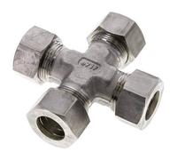 22L Stainless steel Cross Compression Fitting 160 Bar DIN 2353