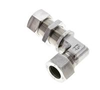 22L Stainless Steel Elbow Cutting Fitting Bulkhead 160 bar ISO 8434-1