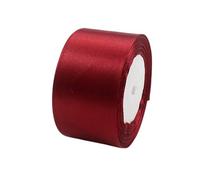 22m Wide Claret Satin Ribbon 50mm for Wedding Car,Large Fabric Christmas Ribbon 2 Inch Car Ribbon Thick Baby Blue Ribbon for Crafting,Gift Wrapping,Wedding,Christmas,DIY,Hair Bows,Cake Decorations