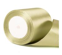 22m x 10cm Wide Sage Green Ribbon, 4 inch Thick Morandi Green Wedding Car Ribbon for Gift Wrapping Wedding Xmas Birthday Present Cake Hair Bow Florist Bouquet Crafts Decorations