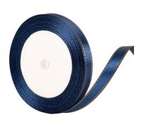 22m x 10mm Thin Navy Blue Ribbon Dark Blue Satin Ribbon, 2/5 inch Slim Navy Ribbon for Gift Wrapping Wedding Christmas Birthday Present Cake Hair Bow Florist Bouquet Crafts Decorations