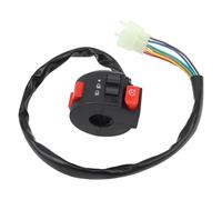 22mm 0.86" Motorcycle 3-Function Switches Kill Start Light Buttons For ATV Pit Bike Buggy Go Kart 50cc-250cc Handlebar Controller Switch Motorcycle killer switch