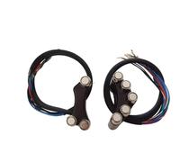 22mm 1 Pair Universal Motorcycle Switches Handlebar Mount Switch Headlight Horn Start Lighting Switch CNC Aluminum Alloy Motorbike Parts Motorcycle killer switch