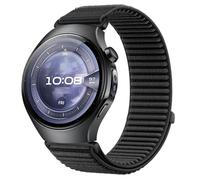 22mm 20mm Nylon Loop Band for Huawei Watch 5 4 3 GT5-4-3-2 46mm Wristband Bracelet for Amazfit for Active 2 for Balance 2 Bip 6 5 Strap,Black,18mm