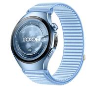 22mm 20mm Nylon Loop Band for Huawei Watch 5 4 3 GT5-4-3-2 46mm Wristband Bracelet for Amazfit for Active 2 for Balance 2 Bip 6 5 Strap,Island Blue,for Huawei GT5,4,3 46mm