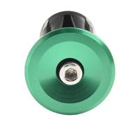 22mm 24mm Handlebars for Road for Bike Cycling Grip End Stoppers Colourful Options Available for Handlebar End Aluminium Alloy Bar End for (green)