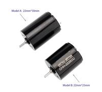 22mm*25mm/ 22mm*30mm Coreless electronic starter DC 12V High Speed Large Torque Tattoo Machine electronic starter Replace 2225 ICXLPMC(Model A 22x30mm)